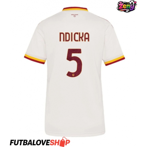 Dres AS Roma Evan Ndicka #5 Preč pre Ženy 2026-27 Krátky Rukáv